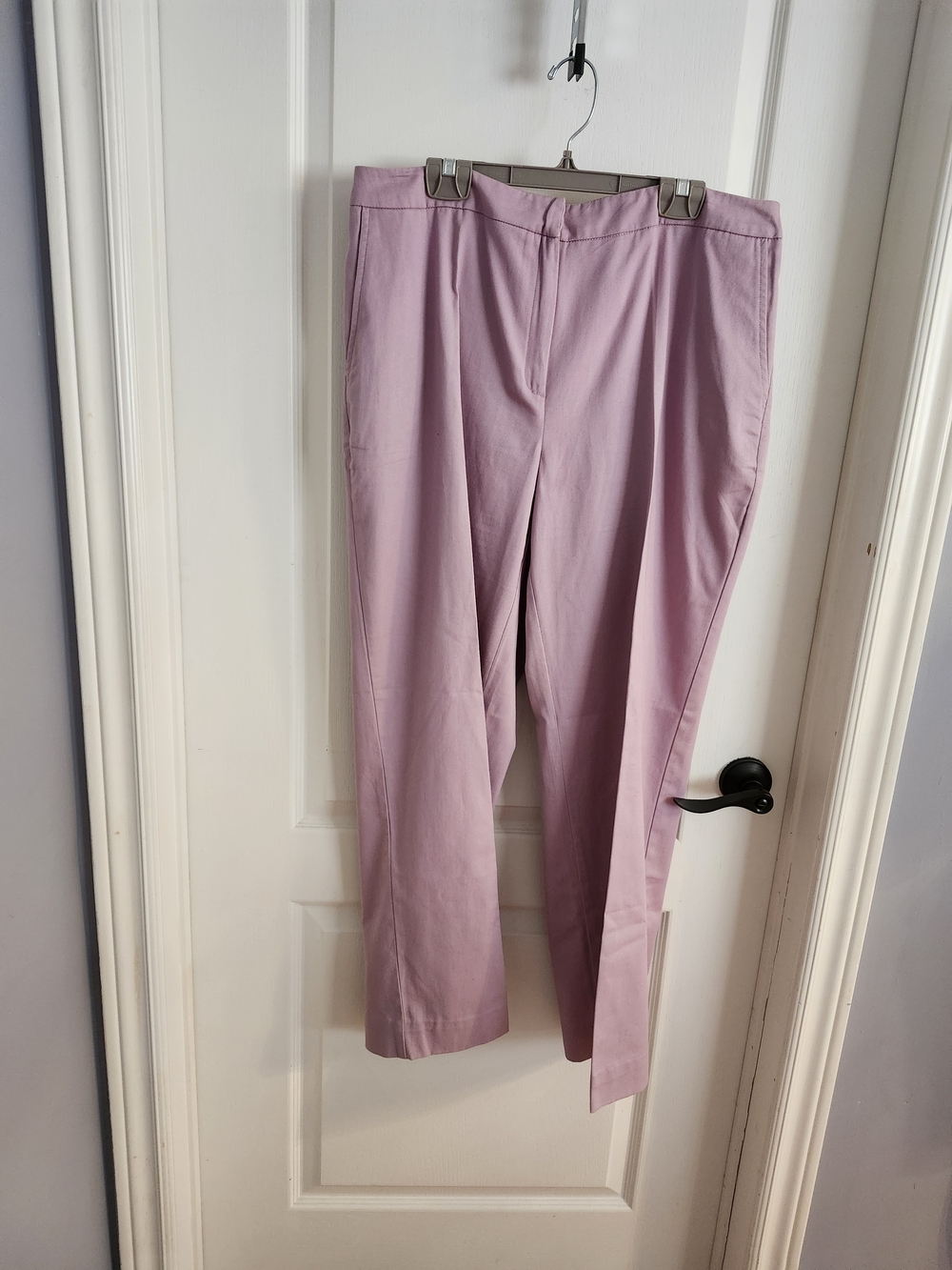 Evan Picone Lilac Straight-Leg Pants